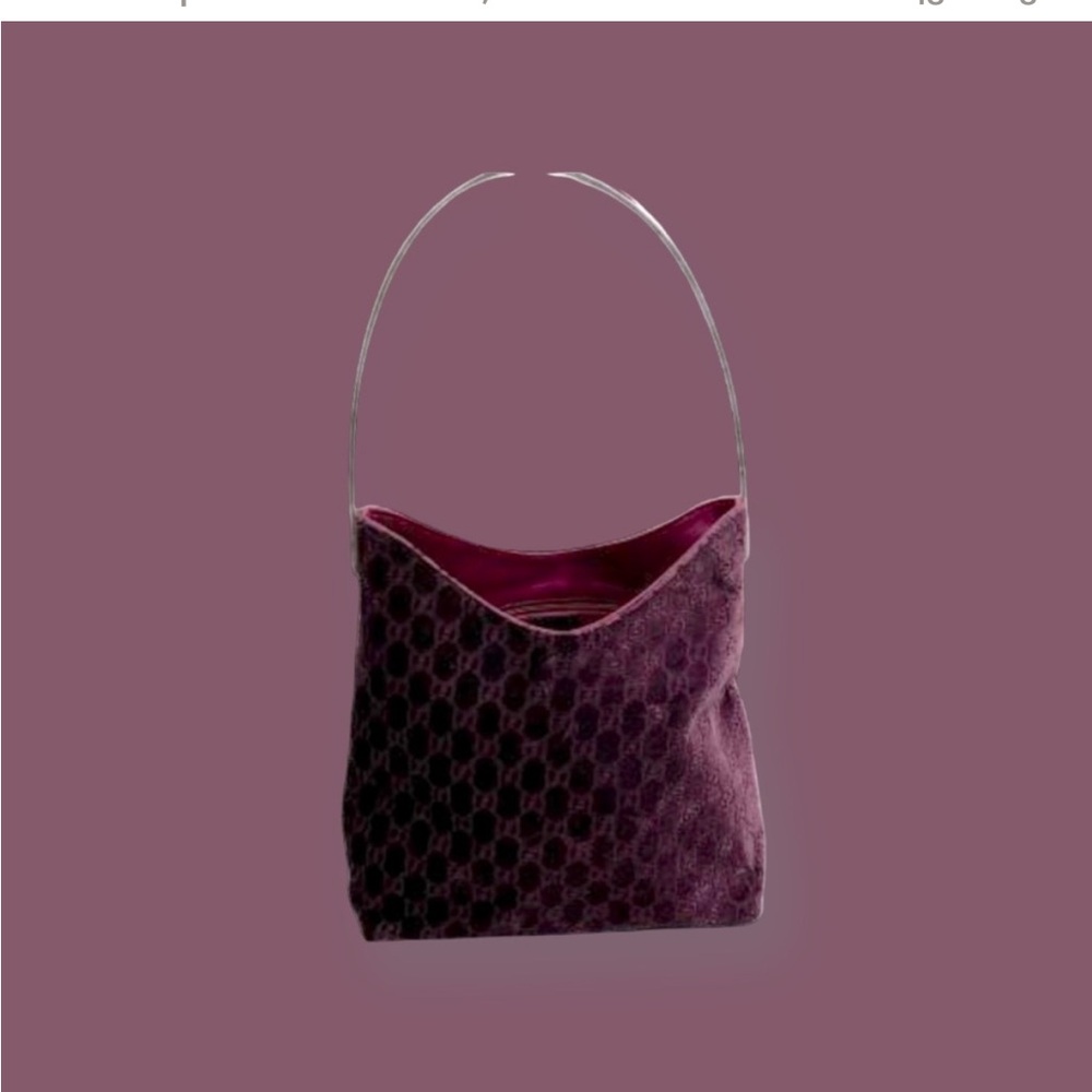 Vintage Gucci Velvet Wine GG Tom Ford 1997